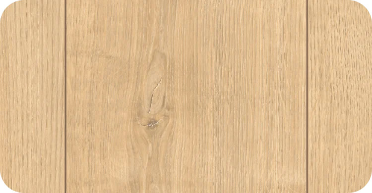 Helles Eiche Laminat mit feiner Maserung in natürlicher Holzoptik für moderne Wohnräume