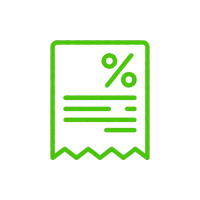 Icon Handwerker-Steuerbonus – Rechnung mit Prozentzeichen